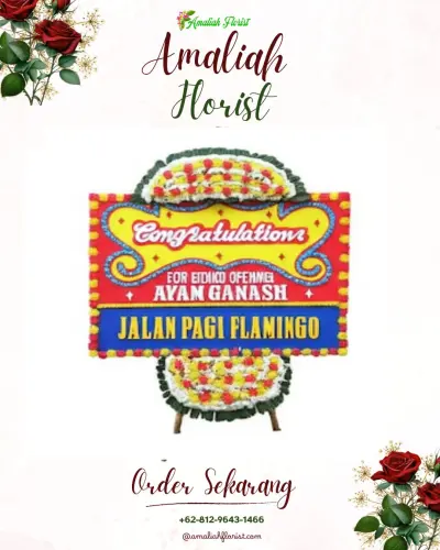 Bunga Papan Congratulation di Glugur Kota